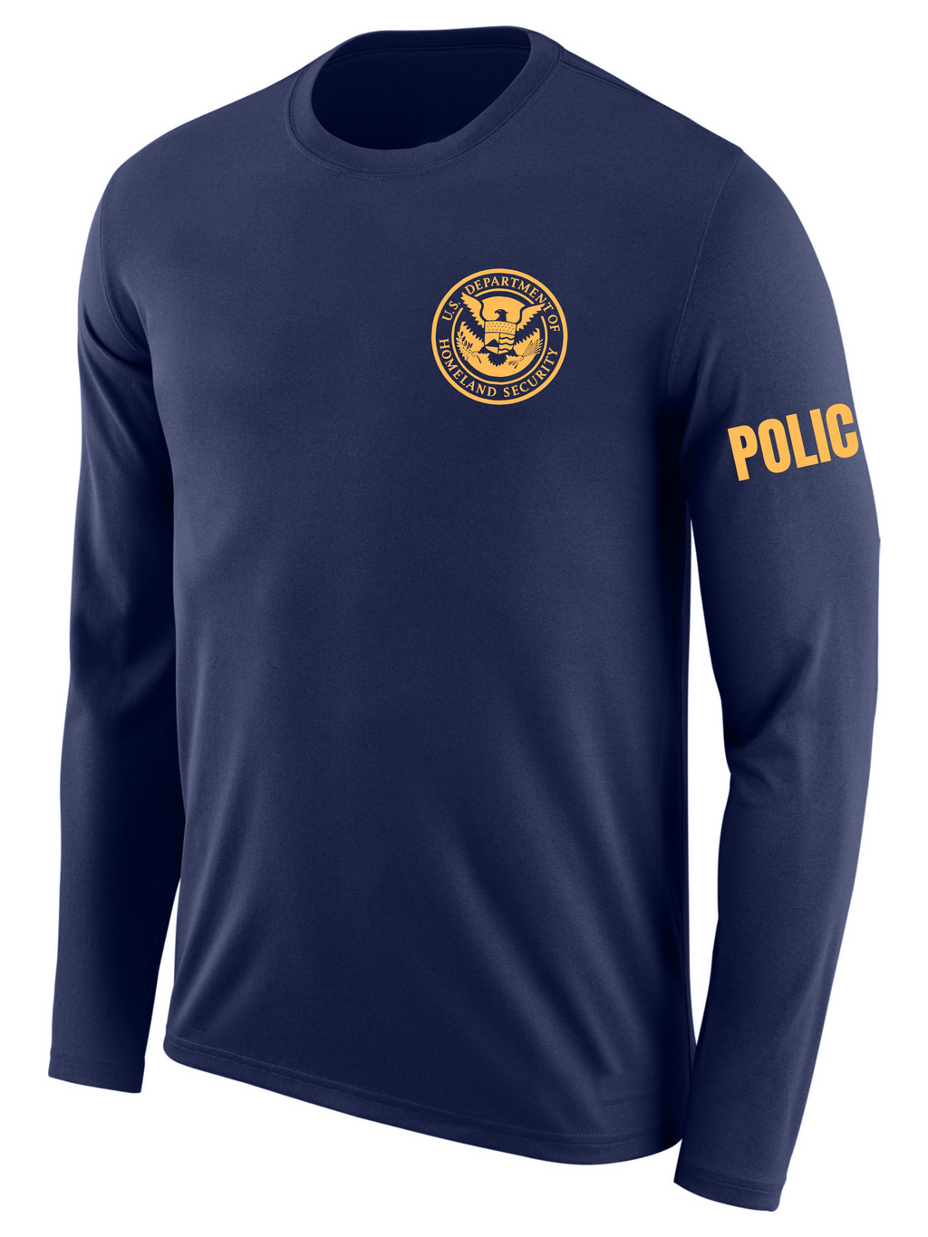 DHS POLICE Agency Identifier T Shirt - Long Sleeve