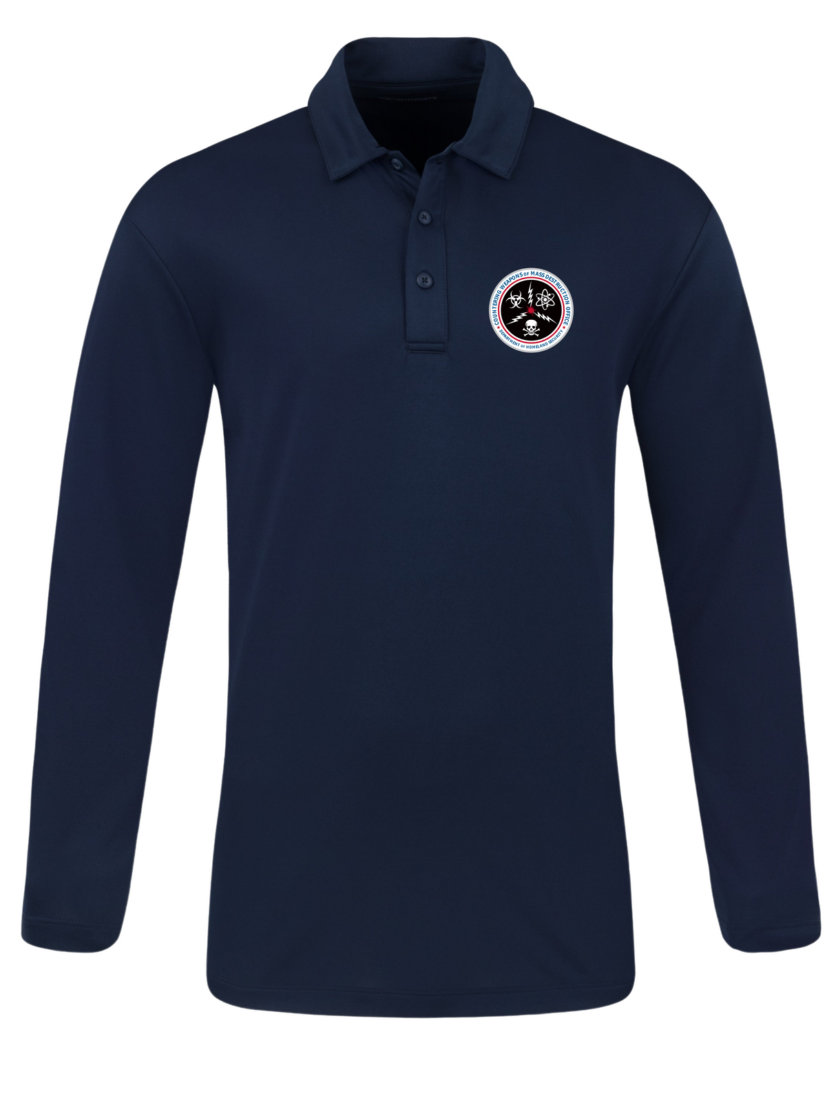 CWMD Men's Long Sleeve Agency Polo