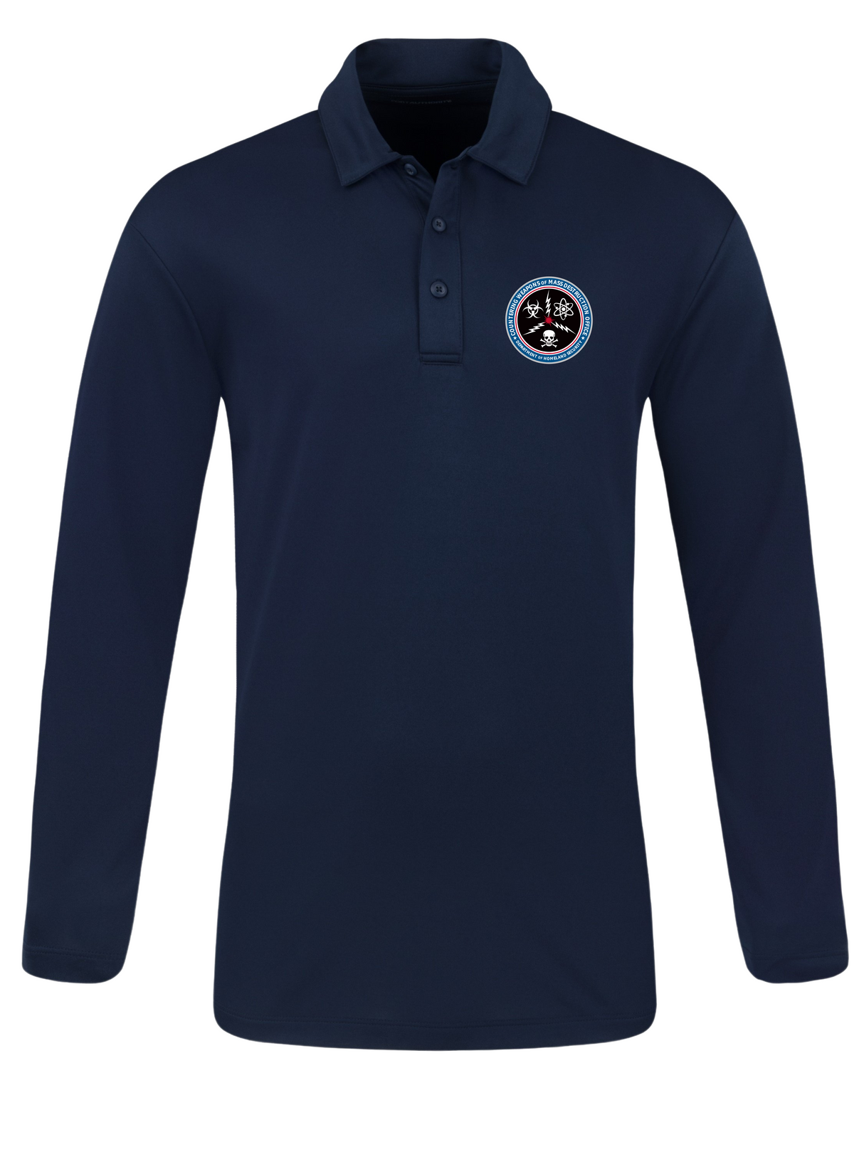 CWMD Men's Long Sleeve Agency Polo