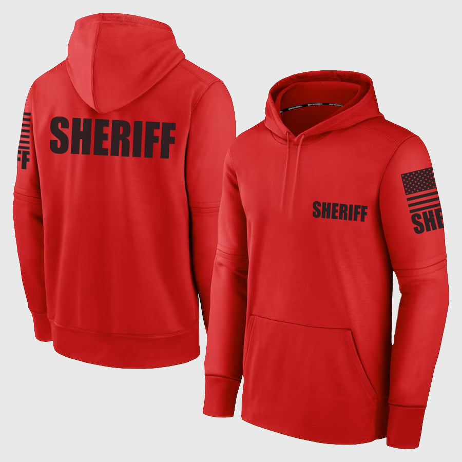 Feds Apparel Red Sheriff Hoodie Sheriff Hoodie Black XL