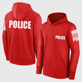 Red Police Hoodie