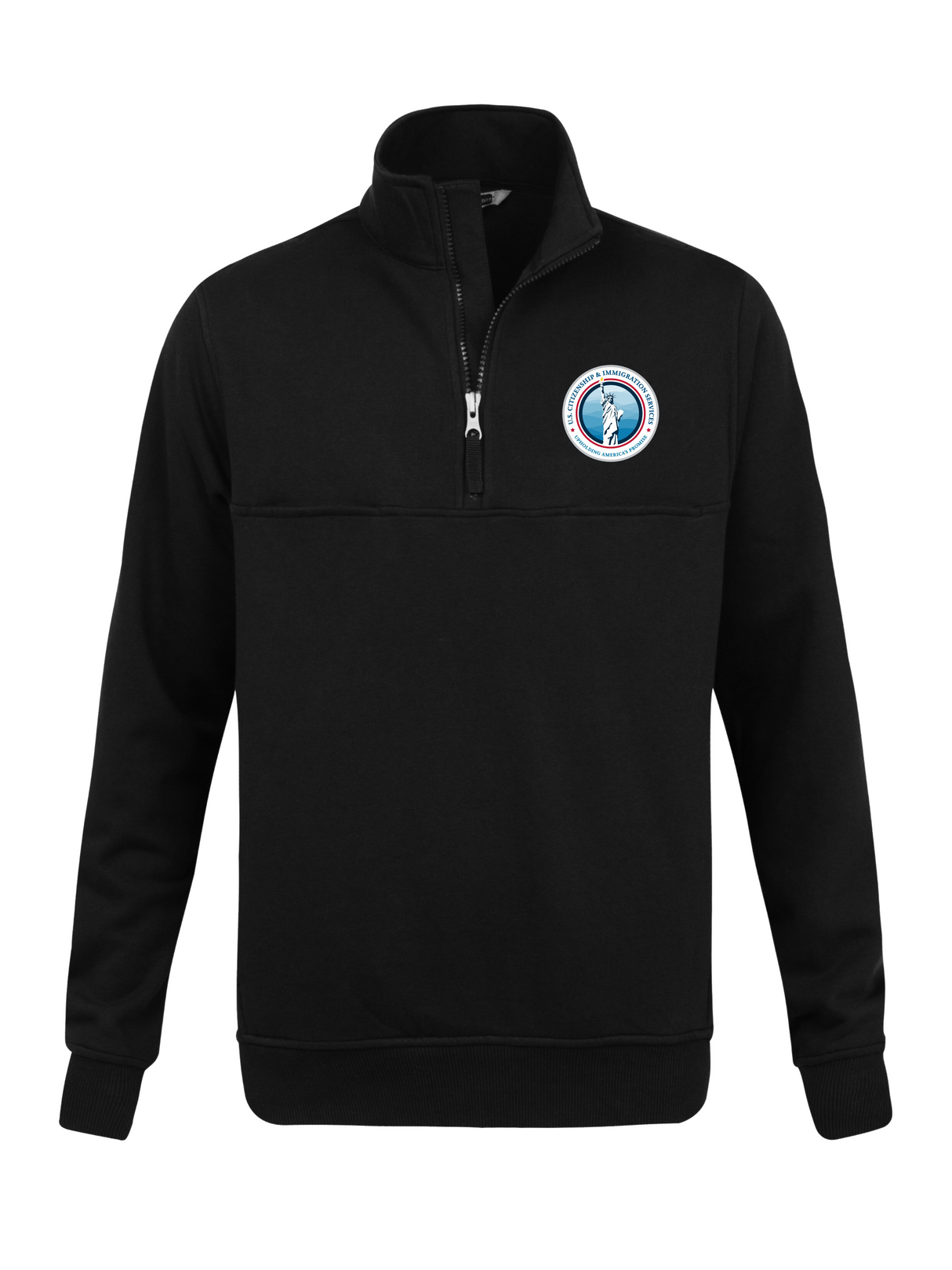 USCIS Job Shirt 1/2 Zip Fleece