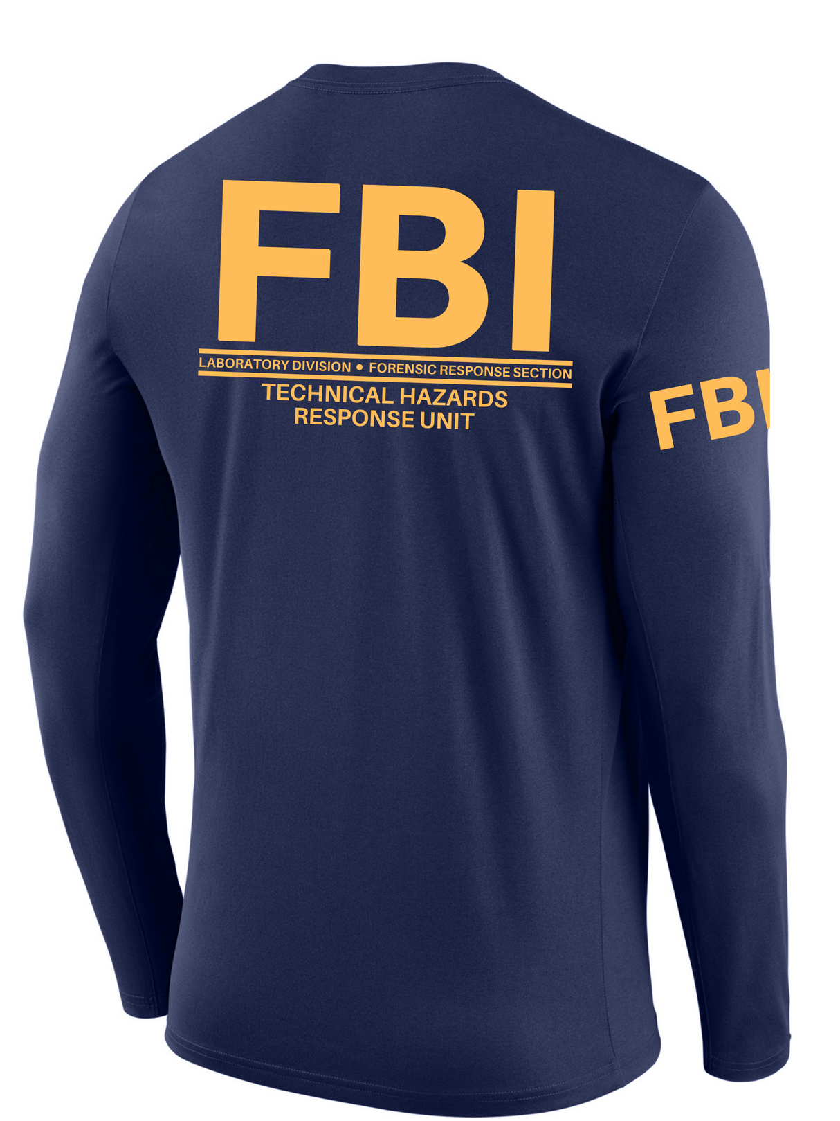 FBI Technical Hazards Response Unit Agency Identifier T Shirt - Long S ...