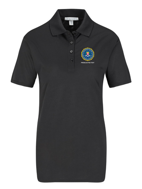 Federal Bureau of Investigation Polo Shirt - Women's Short Sleeve - FEDS Apparel