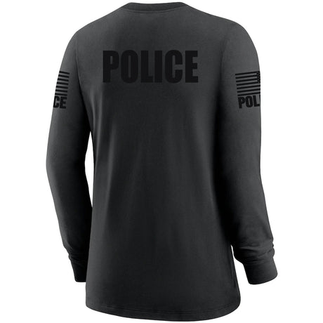 Black Police Women's Shirt - Long Sleeve - FEDS Apparel