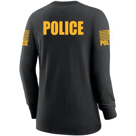 Black Police Women's Shirt - Long Sleeve - FEDS Apparel