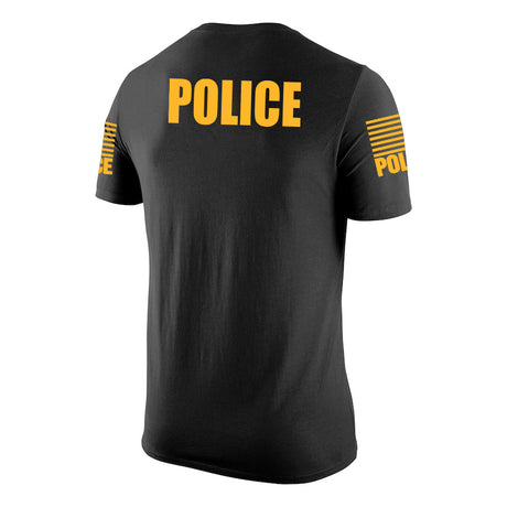 Black Police Men's Shirt - Short Sleeve - FEDS Apparel