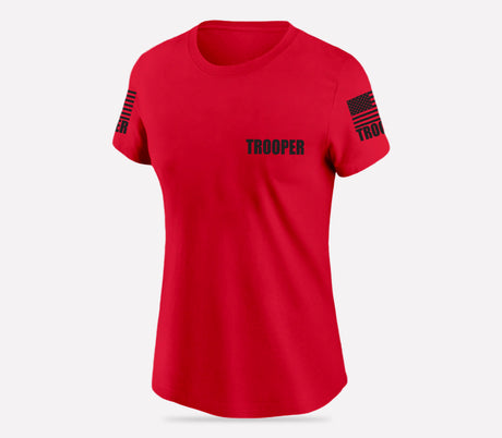 Red Trooper Women's Shirt - Short Sleeve - FEDS Apparel