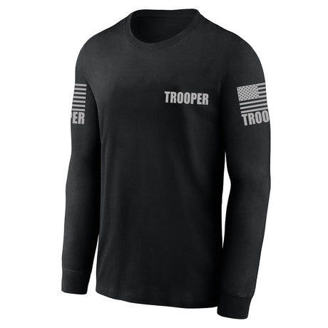 Black Trooper Men's Shirt - Long Sleeve - FEDS Apparel